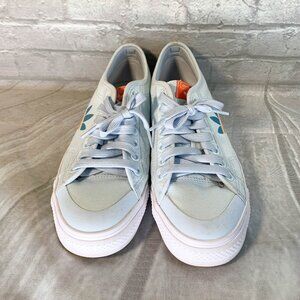 Size 8 Men's Adidas Nizza Colorful Trefoil Sky Tint UNISEX Women's 9.5 Sneakers